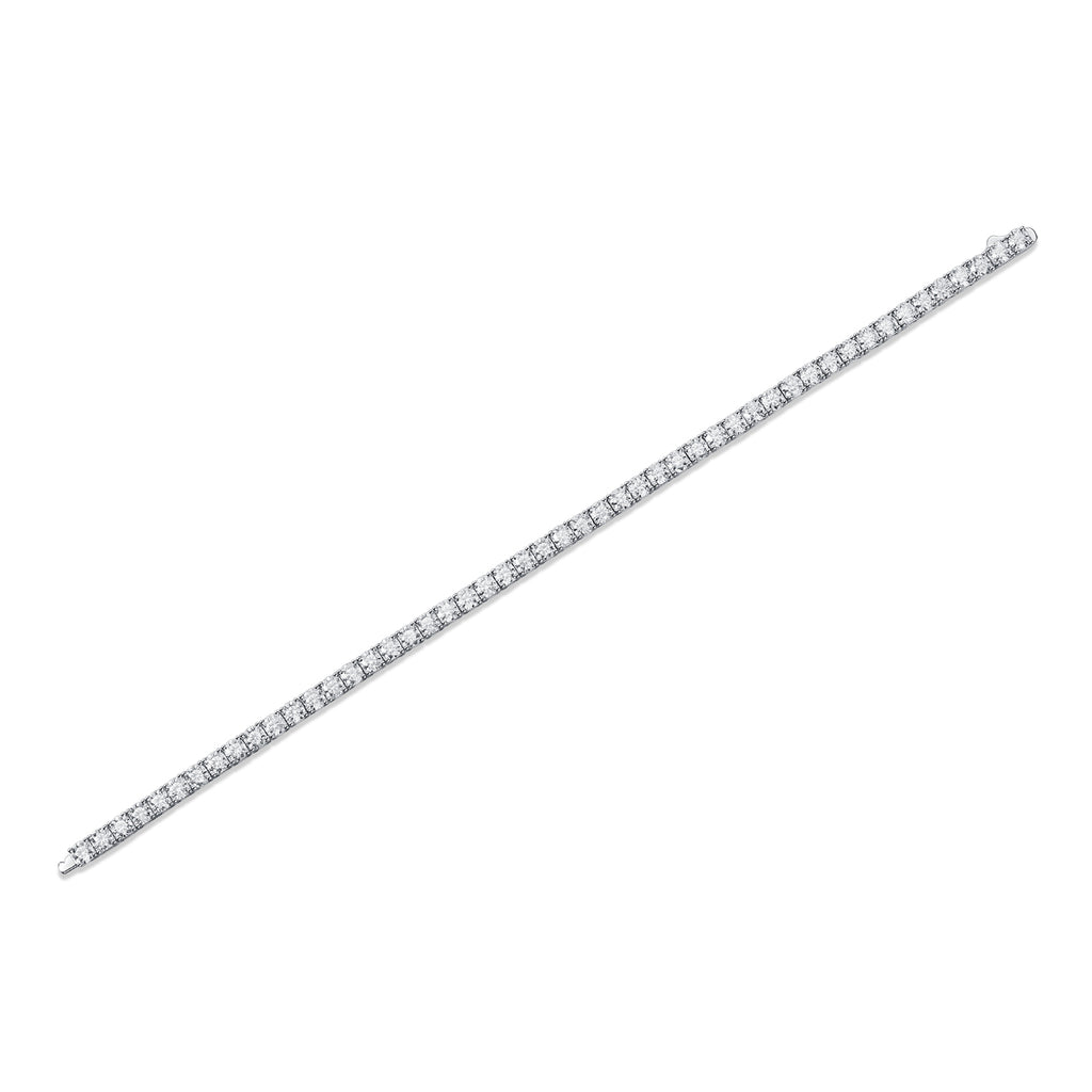 S925 Sterling Silver Baguette Cut Moissanite Tennis Bracelet for Women