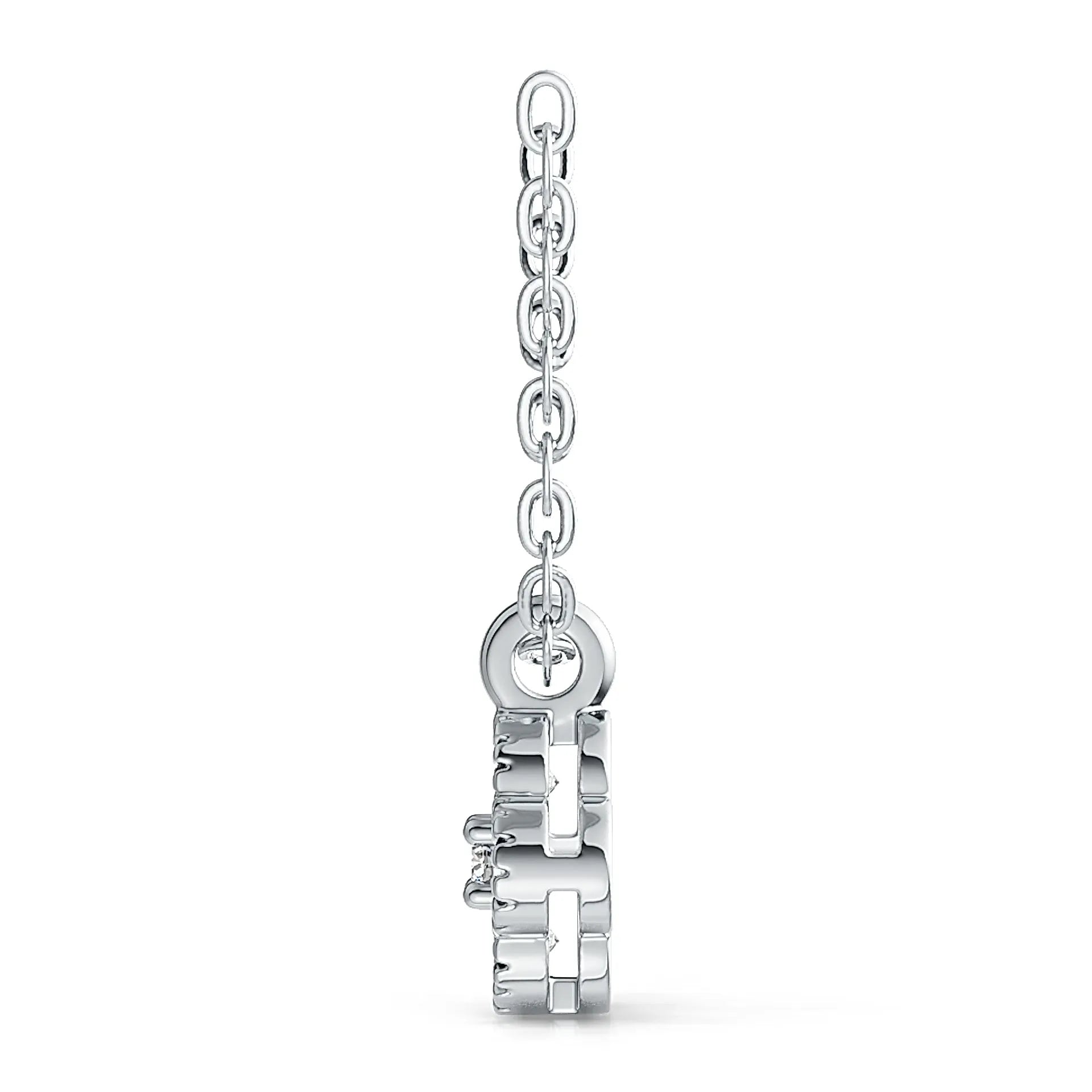 S925 Sterling Silver Four‑Leaf Clover Necklace for Women, Moissanite Pendant Necklace